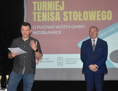 Turniej Tenisa Stołowego o Puchar Wójta Gminy Wojsławice 2024